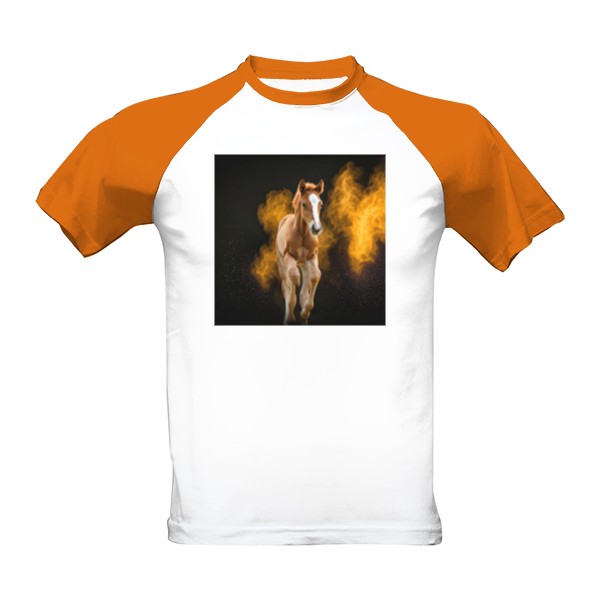 Tričko s potiskem Hříbě v prachovém dýmu 