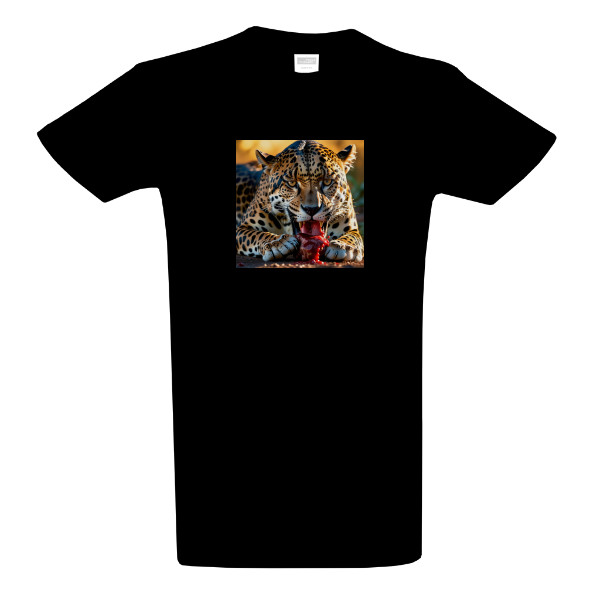 Tričko s potiskem Hungry Jaguár 