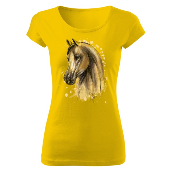 Tričko s potiskem Kresba koně