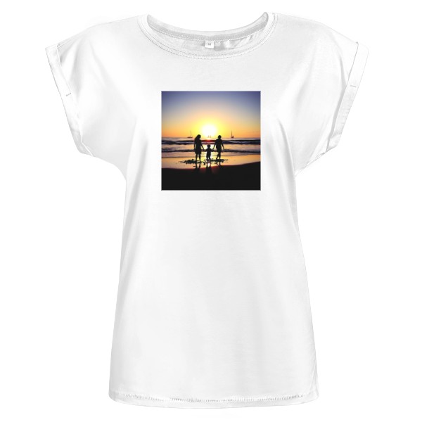 Tričko s potiskem Léto na pláži 