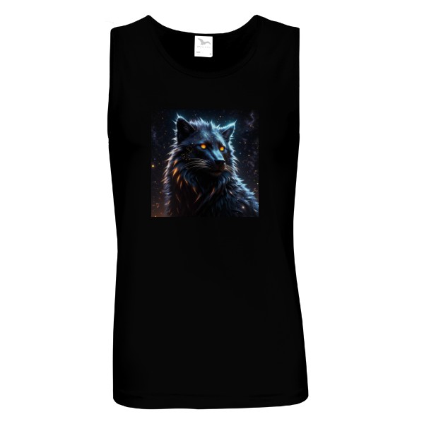 Tričko s potiskem Night Wolf 