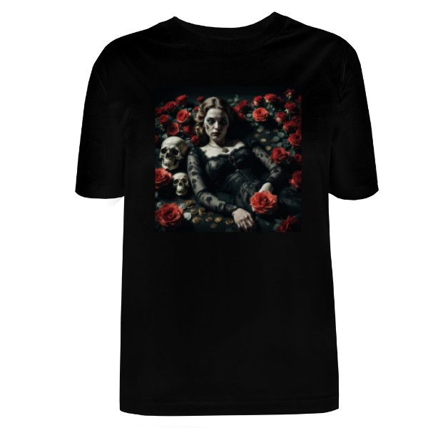 Tričko s potiskem V růžích 