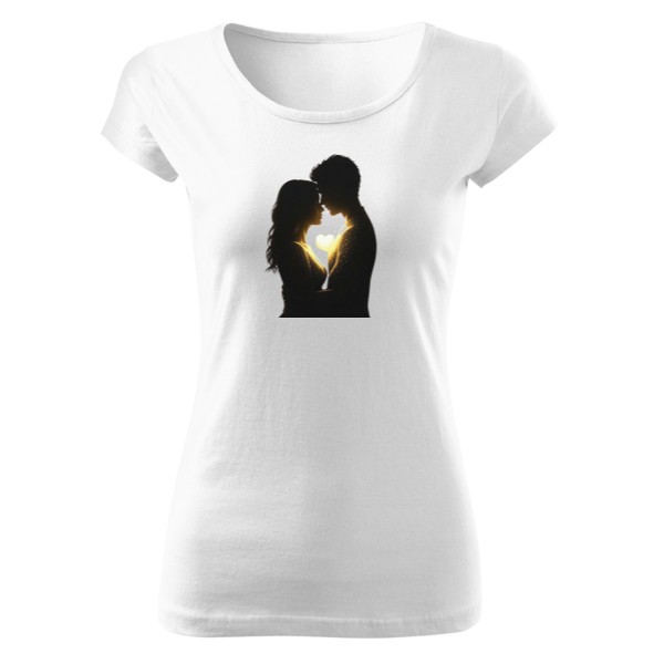 Tričko s potiskem Zlatá láska 